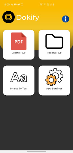 Android application Dokify screenshort