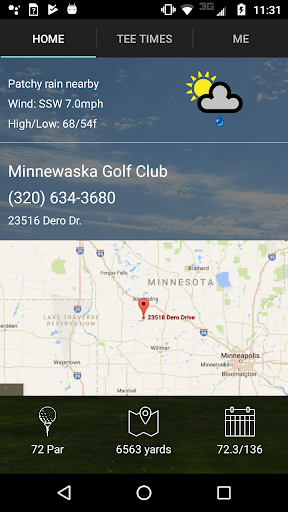 Minnewaska Golf Club Tee Times Screen 2