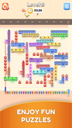 Game screenshot Bus Puzzle : Parking Jam hack
