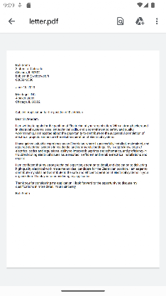 Cover letter generator screenshot 6