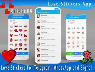 Love Stickers for Telegram