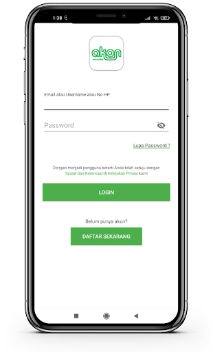 Android application AKON Mitra screenshort