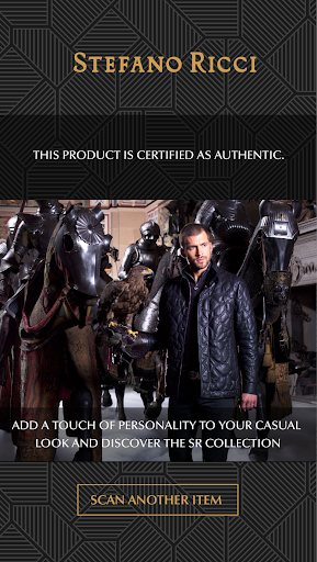 Android application Stefano Ricci - NFC screenshort