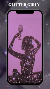Girly Glitter Wallpaper HD