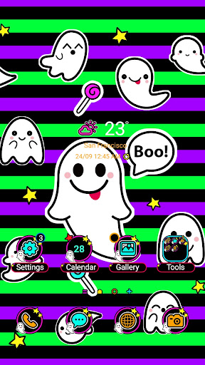 Android application Ghost Sticker - Wallpaper screenshort