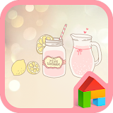 pink lemonade dodol theme icon