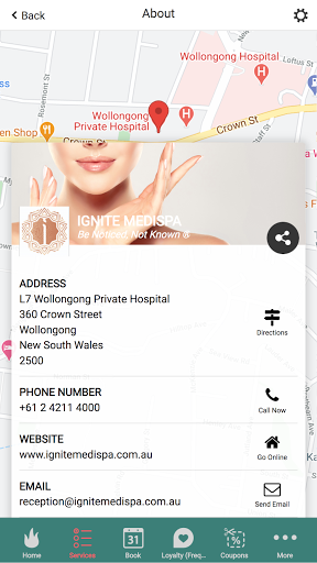 Ignite Medispa Screen 3