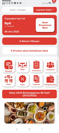 Android application TOP KASIR® Aplikasi Kasir UMKM screenshort