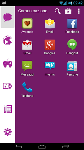 Basic Violet Theme for Smart L Screen 2