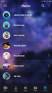 Music player Tangkapan layar