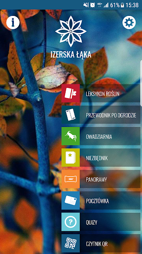 Android application Izerska Łąka screenshort