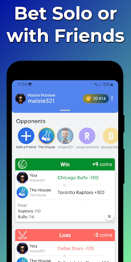 WagerLab Bet on Sports & Props Screen 2