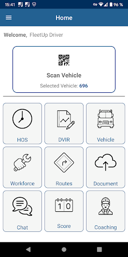 Android application FleetUp Mobile screenshort