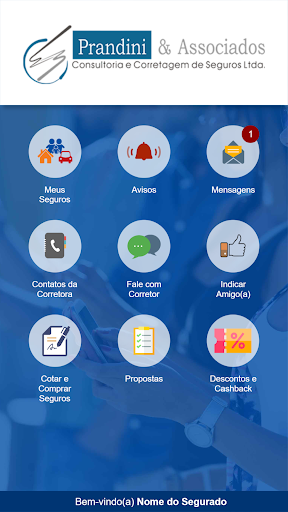 Android application Prandini screenshort
