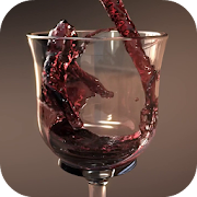 Glass of Wine Video LWP