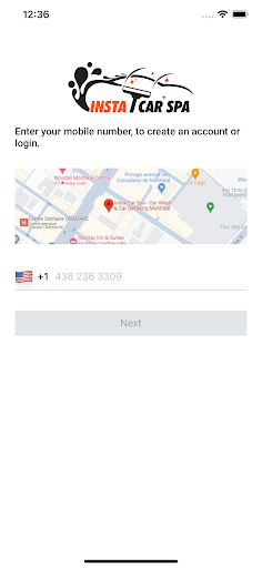 Android application Instacarspa screenshort