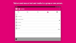 screenshot of T-Mobile Direct Connect