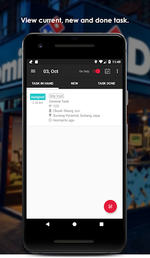 Android application DFS OnSite App screenshort