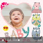 Cover Image of Download Baby video maker with song and photo 14.0 APK