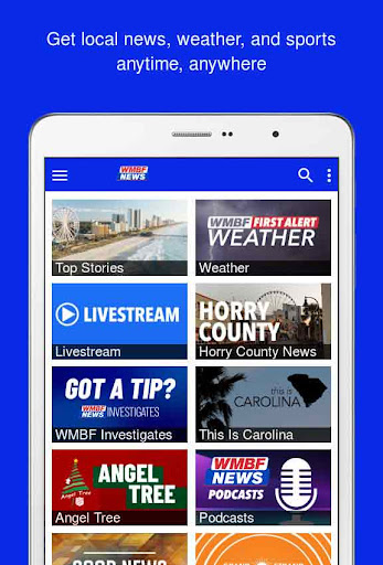 Screenshot of WMBF News