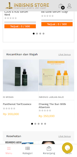 Android application INBISNIS Store screenshort