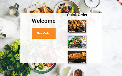 Orderly - Kiosk Screen 2