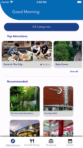 Android application Visit Malaysia screenshort