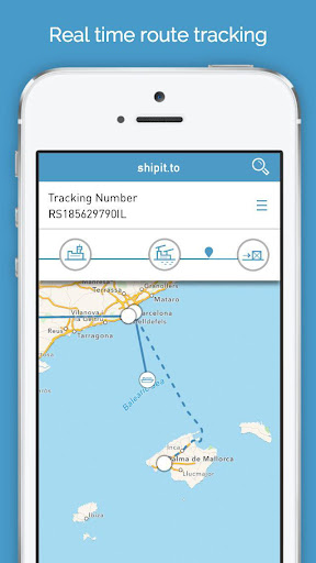 Android application shipit.to screenshort