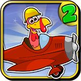 Crazy Turkey Run & fun - 2 icon
