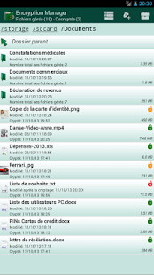 Aperçu de l'application