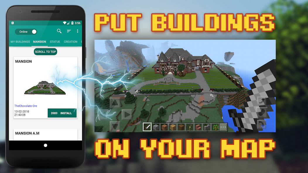 Bangunan untuk Minecraft Mod 15.0 APK + Mod (Unlimited money) untuk android