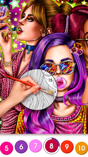 Color By Number Secrets - Coloring book & Stories 1.3.13 Screenshots 12