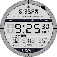 A485 Digital Watch Face