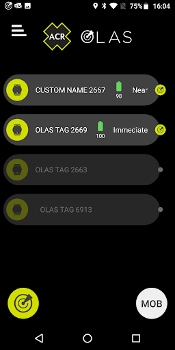 Android application ACR OLAS - MOB Alert System screenshort
