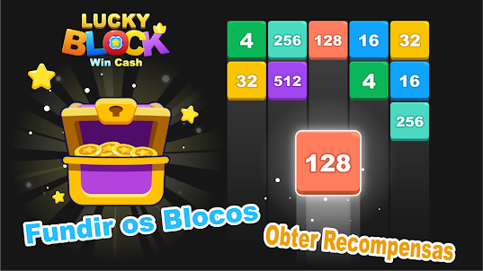 Lucky X2 Blocks-Ganhe Dinheiro