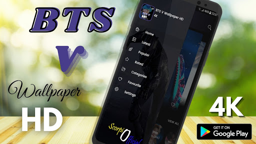 Android application BTS V Wallpaper HD 4K screenshort