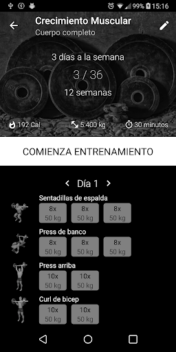 Vista previa de la aplicación