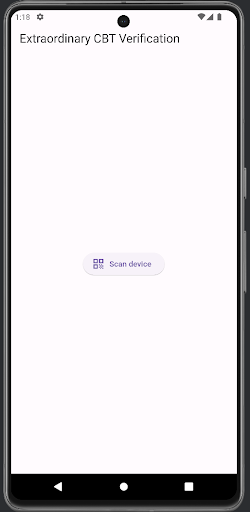 Android application Extraordinary Verification screenshort