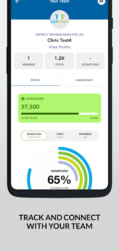Screenshot of STEPtember