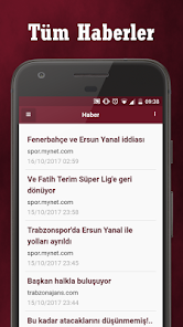 Screenshot 1 Karadeniz Firtinasi Haber - Tr android