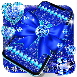 Icon image Blue glitter diamond wallpaper