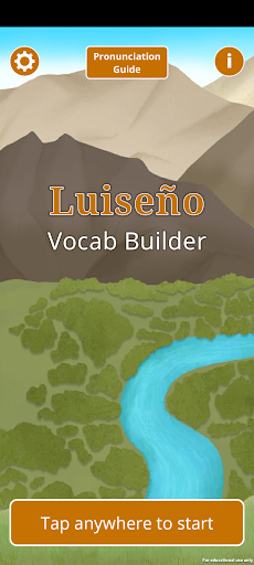 Android application Rincon Luiseño Vocab Builder screenshort