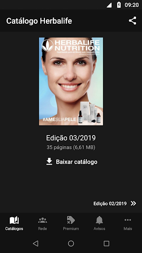 Android application Catálogo Herbalife - Revista screenshort