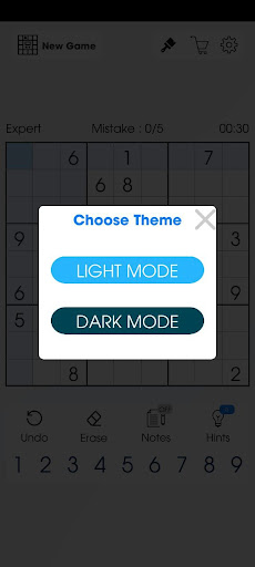 Sudoku-Puzzle Game Screen 2