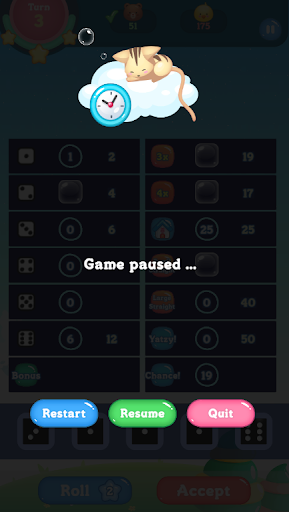 Yatzy Dice Roller Screen 3