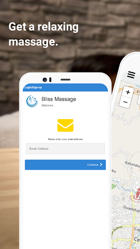 Android application Bliss Massage screenshort