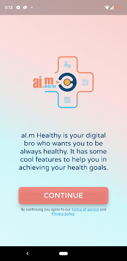 Android application Aim Healthy: Create ABHA ID screenshort