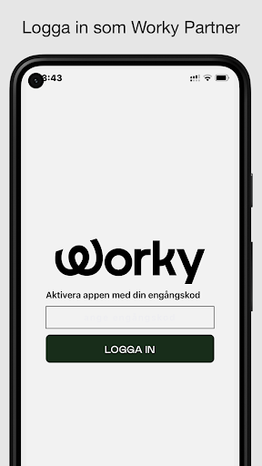 Android application Worky for Partners screenshort