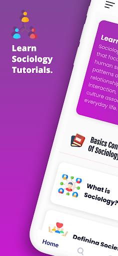 Android application Learn Sociology screenshort
