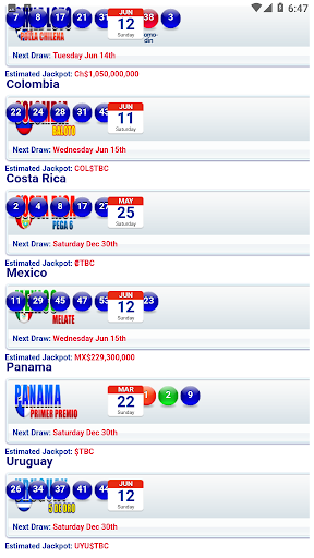 Latin America Lottery